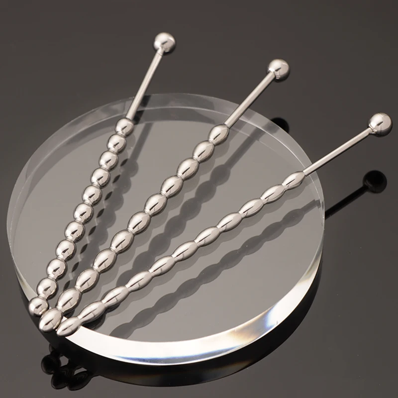 Quality Stainless Steel Urethral Catheter Penis Plug Urethral Sound Urethra Stimulate Dilator Masturbation Rod Sex Toy For Men