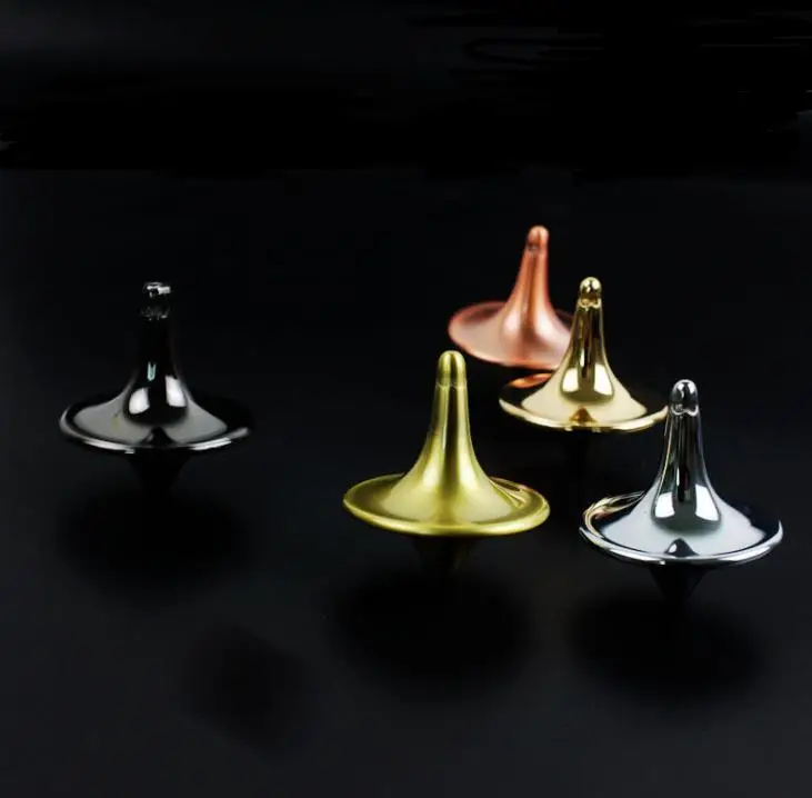 500pcs Mini Magic Metal Gyro Gift Creative Toy Spinning Top Inception For Exquisite Collection Decor SN3783