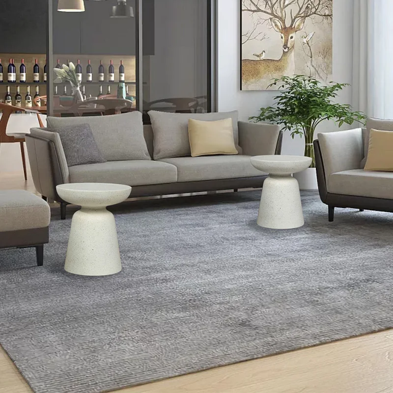 Outdoor Side Table Corner Table Nordic Bedside Creative Art Lacquer Round Side Small Coffee Table