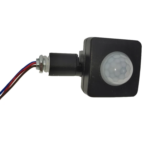 Imagen 1 del producto Interruptor de Sensor de movimiento PIR para interiores y exteriores, luz infrarroja sensible a la luz LED, IP54, retardo de tiempo, iluminación del hogar, 110-220V