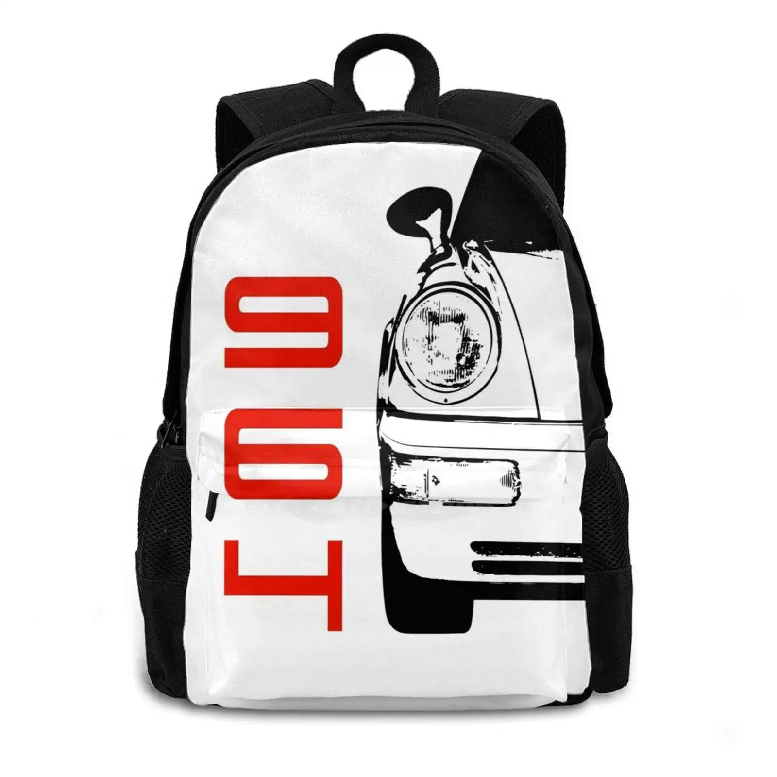 964 Backpack For Student School Laptop Travel Bag 964 Nine Sixty Four Nine Six Four Targe Classic Car German