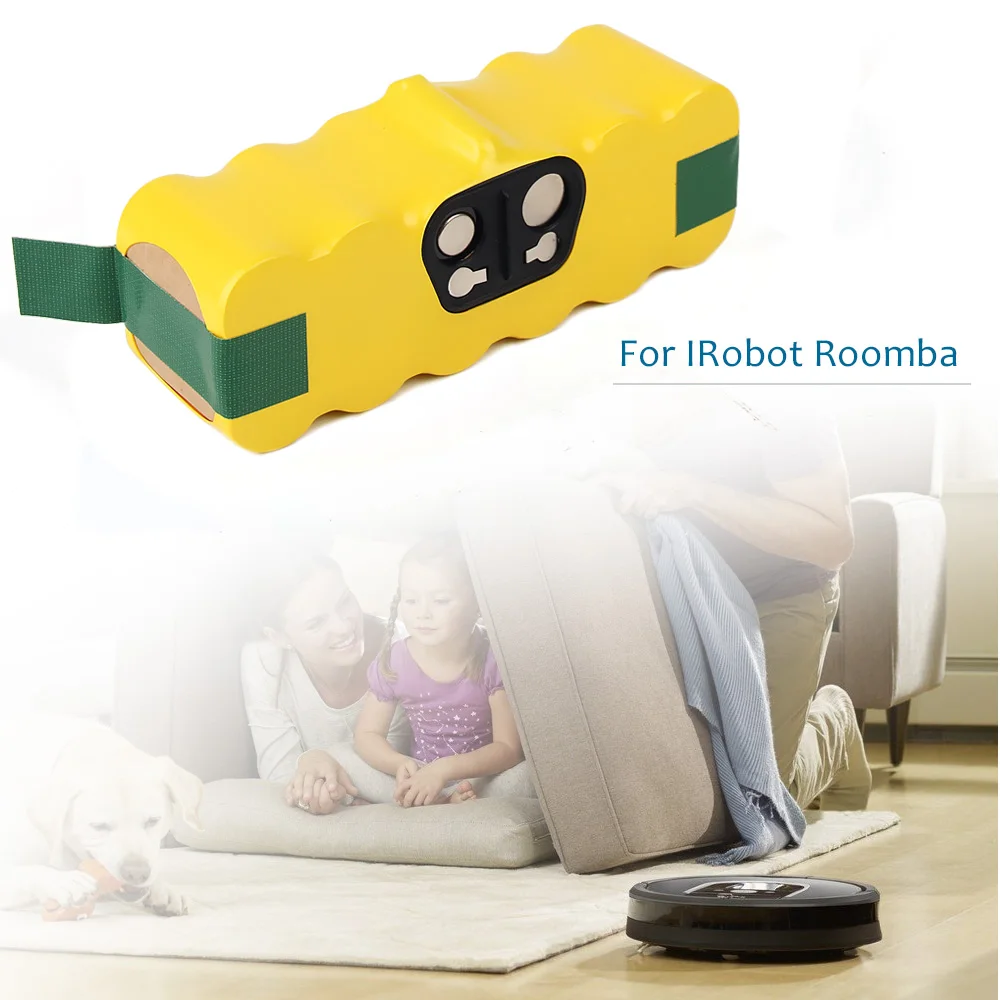 Imagem -05 - Palo-bateria para Aspirador de pó Recarregável Ni-mh para Irobot Roomba 14.4 3500 80501 500 550 560 600 650 700 780 r3