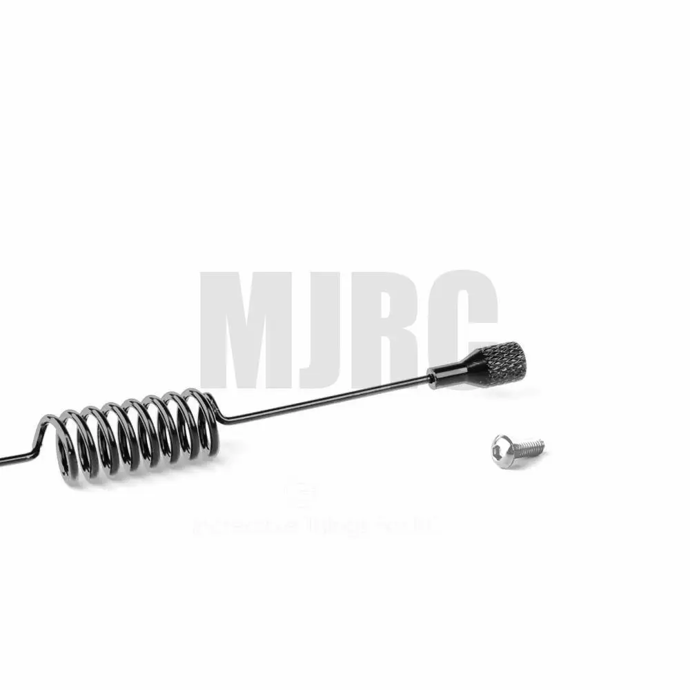 Antena decorativa de Metal para coche teledirigido, accesorio para 1/10 Trx-4 Defender Bronco Trx6 D90 D110 Axial Scx10 Rc4wd Tamiya Cc01 Rc