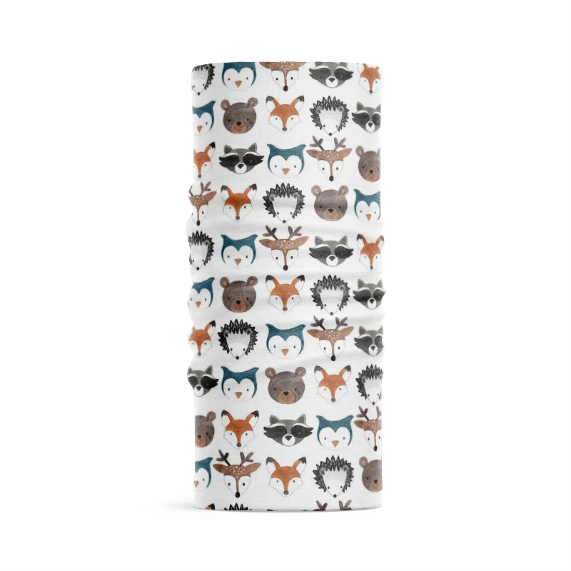 Pañuelo 3D con patrón denso de animales para mujer, divertido pañuelo a prueba de polvo, pulsera elástica de ciclismo, diadema Unisex para cara y