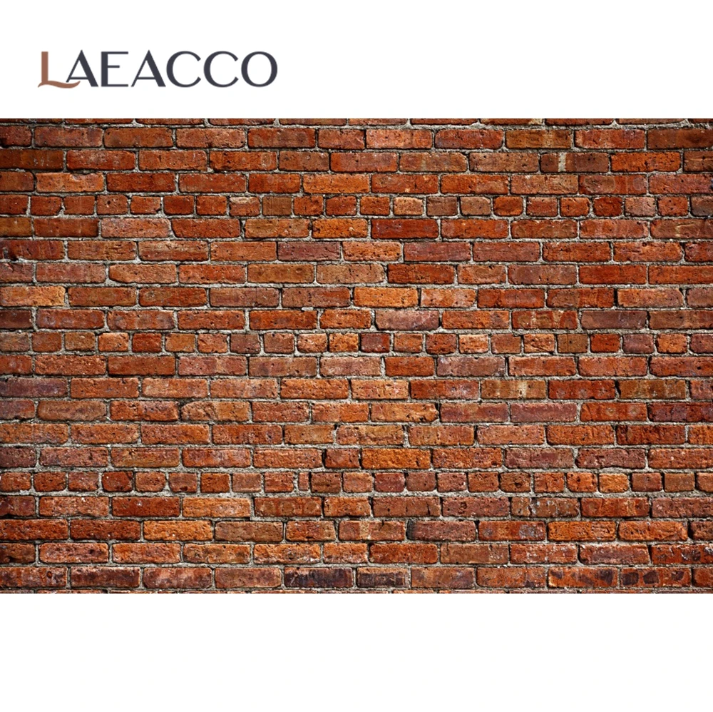 Laeacco-오래된 벽돌 벽, 시멘트 파티, 아기, 어린이 패턴, 초상화, 사진 배경, 포토콜 사진 스튜디오