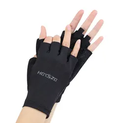 Man Women Summer Thin Mesh Breathable Non-Slip Quick Dry Outdoor Sports Climb Cycling Drive Fitness Training Half Finger Gloves