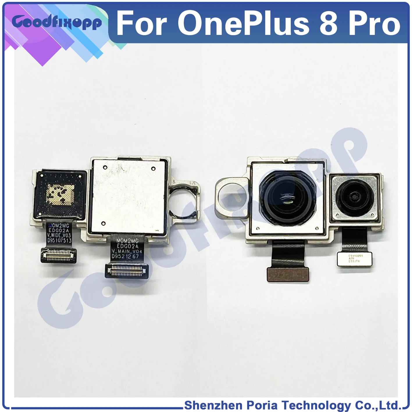 

For OnePlus 8 Pro Phone Rear Camera Modules Back Camera Big small Camera For OnePlus 8Pro IN2023 IN2020 IN2021 IN2025 Replacemen