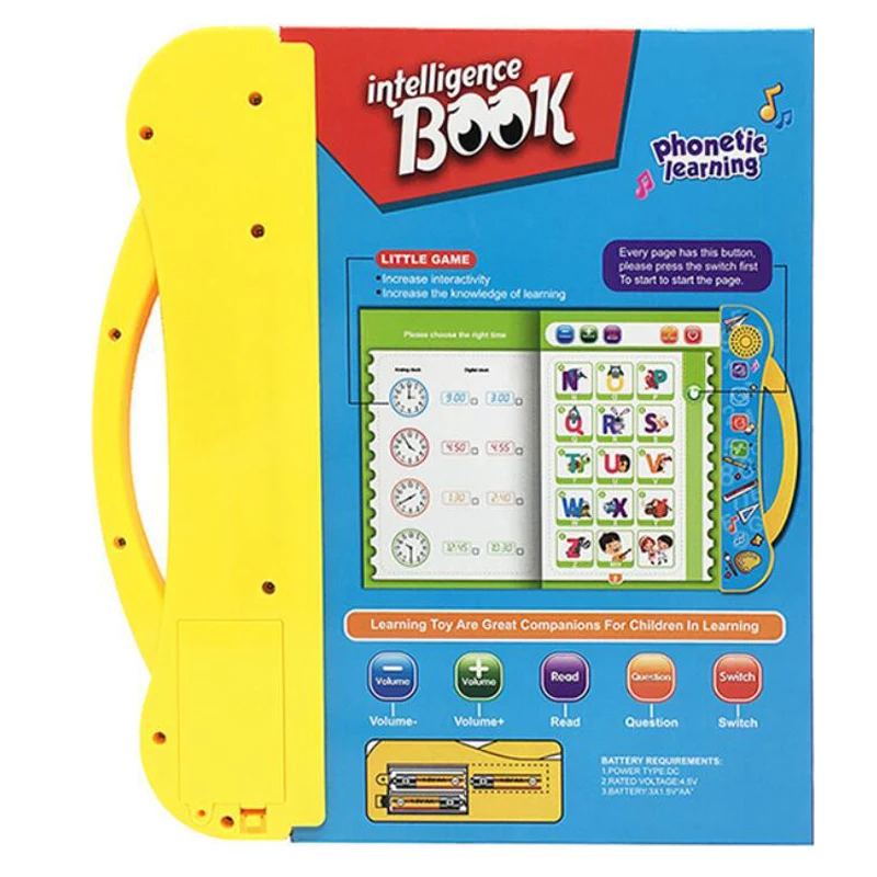 English Language Sound Book Learning E-book For Children Interactive Voice Reading Machine early Educational Toys Kids Gifts