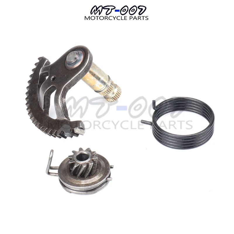 Kick Starter Kit de resorte de piñón de engranaje de arranque para Sx50 65 Sx 50CC 65CC piezas de motor Mini Moto SR SX Kick Start Kicker