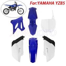 Motorcycle Plastic Kit Fender Radiator Shrouds Number Plate Fairing Cover For YAMAHA YZ85 YZ 85 2015 2016 2017 2018 Dirt Bike