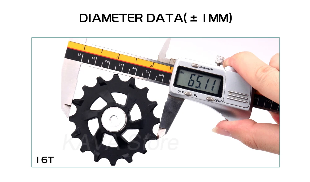 WUZEI Fahrrad Pulley 11T 12T 13T 14T 16T 17T Schaltwerk Pulley Rennrad jockey 7-12 Geschwindigkeit Guide Rad für Shimano SRAM – Detail 12