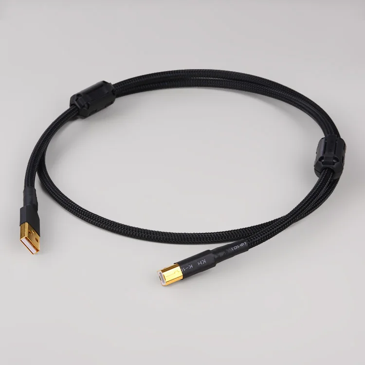 

HI-End Oxygen-Free Copper Decoder Sound Card Audio Cable DAC Data Lines HiFi 2.0 USB Cable For Data Cable DAC DVD Amplifier