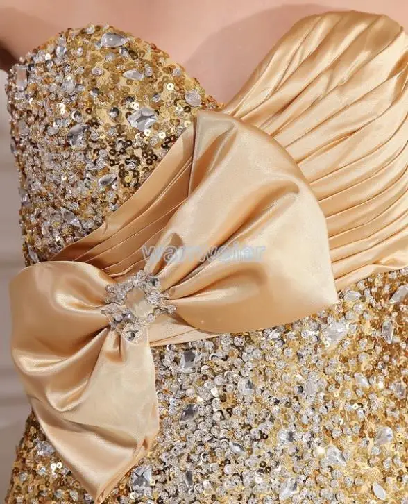 free shipping 2018 new design handmade bow formal sexy sparkle beading plus size sweetheart girls prom mother of the bride Dress