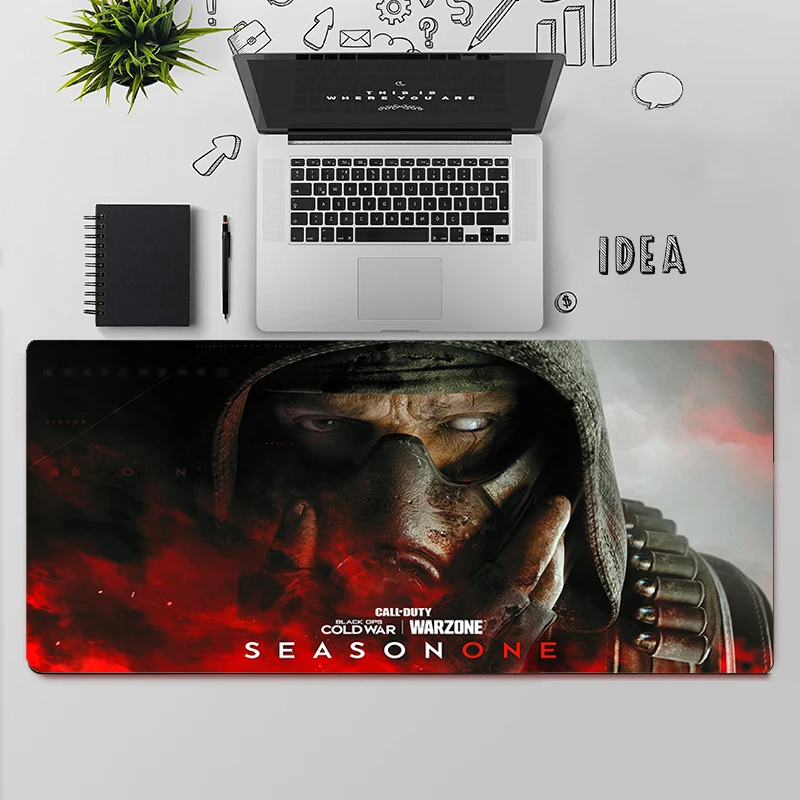 Gaming Mouse Pad Large Mouse Pad PC Gamer Computer Mouse Mat Call of Duty Warzone Big Mousepad Keyboard Desk Mat XXL Mause Pad