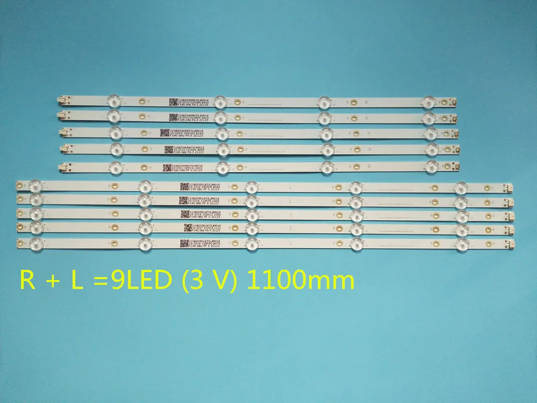

Nova 10 pçs/conjunto leva led retro-ilução para NS-5D710NA19 lb5135 v0 01 lb5135 v1
