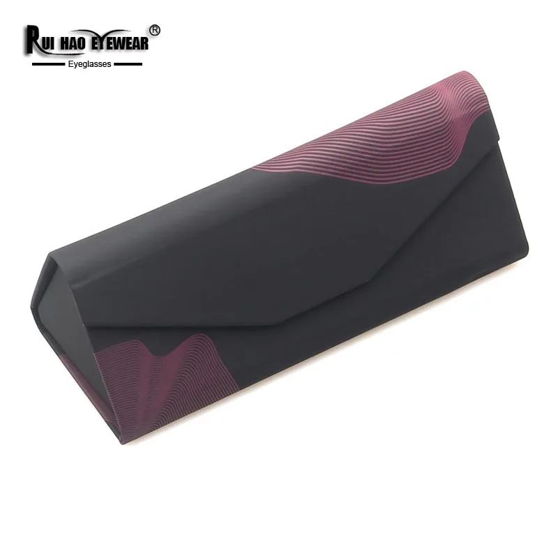 Unisex Triangle Glasses Box Optical Eyeglasses Case 4 Color Spectacles Case Eyewear Accessories