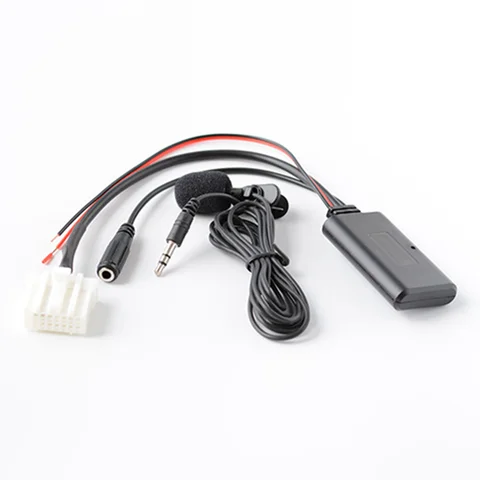 Car Bluetooth AUX Adapter Wireless Audio Phone Call Hands Free Microphone For Toyota Camry Corolla Reiz Corolla Highlander top 8 best sales toyota corolla bluetooth adapter - №6