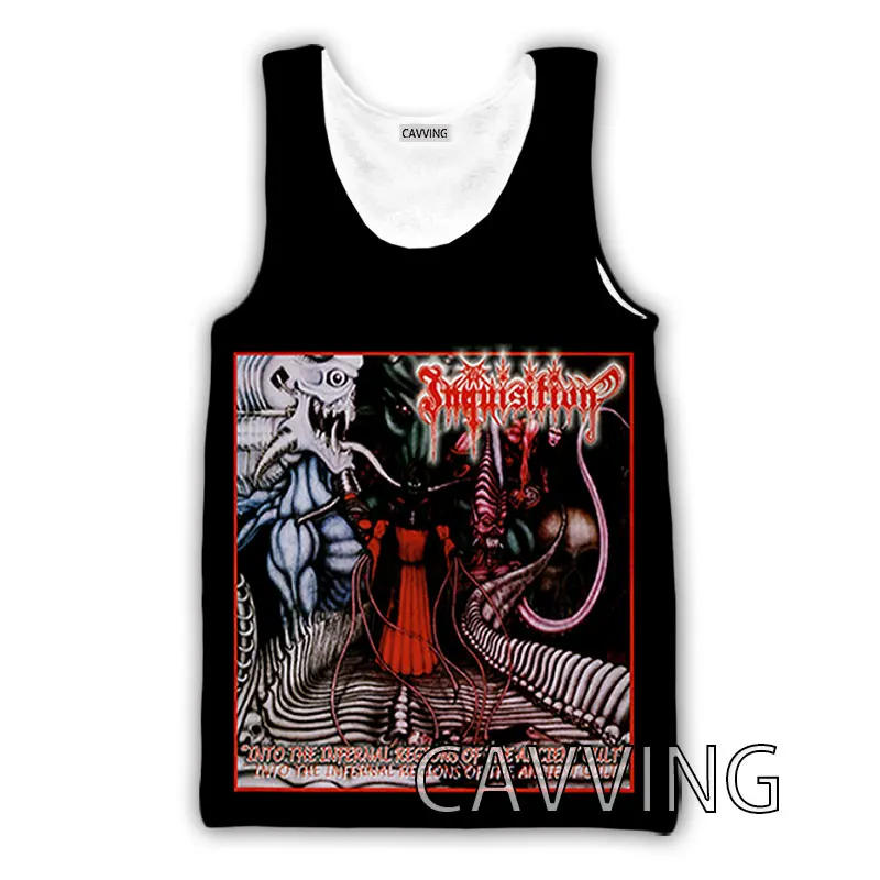 CAVVING 3D Printed  Inquisition Band  Tank Tops Harajuku Vest  Summer Undershirt Shirts Streetwear for Men/women