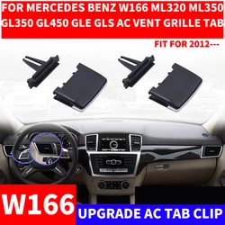 Auto Vorne AC Klimaanlage Center Hinten A/C Vent Grille Silder Tab Clip Reparatur Kit Für Mercedes Benz w166 ML320 ML350 GLS GLE