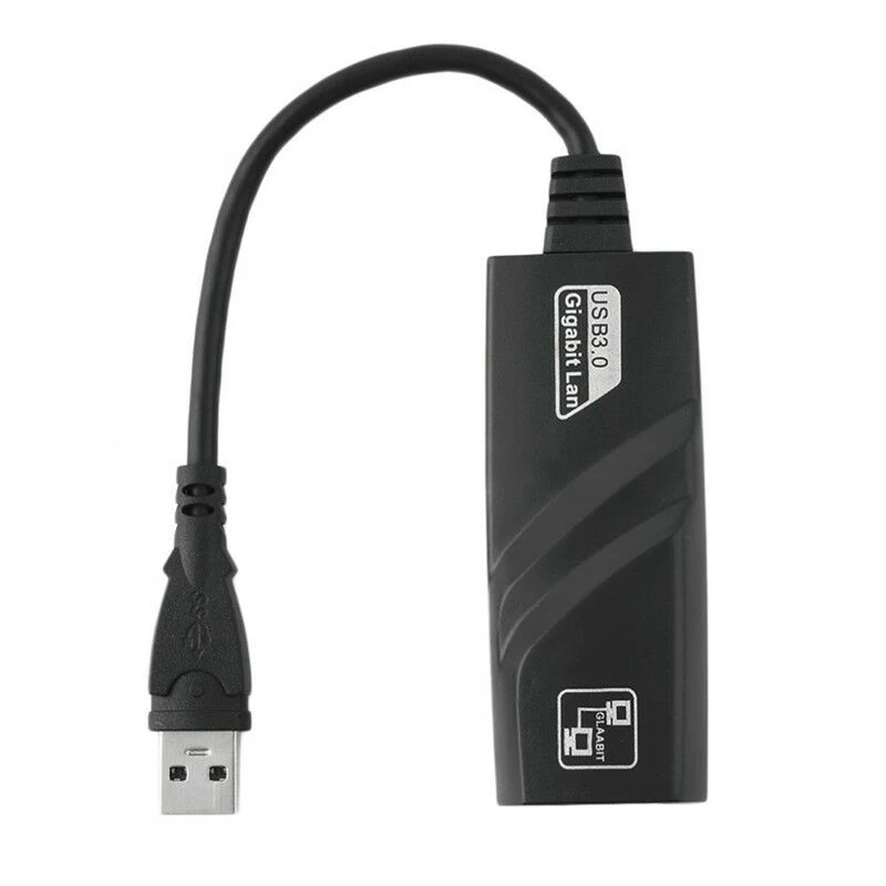 USB Ethernet Adapter USB 3.0 untuk 10/100/1000 Gigabit Ethernet Internet Adaptor untuk laptop desktop TV box
