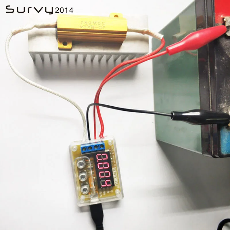 ZB2L3 V3 Battery Capacity Tester 18650 1.2-12V External Load Battery Discharge Testing Micro USB 3A finished product with shell