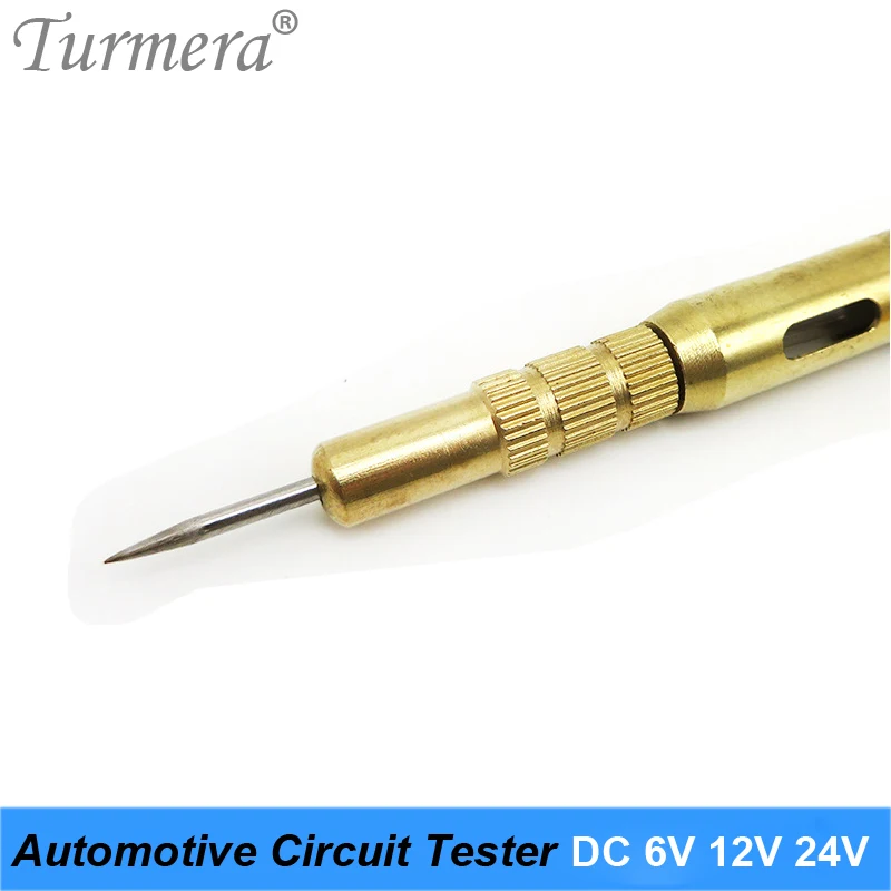 الجهد اقلام الفحص الكاشف جهاز فحص الدائرة الكهربائية للسيارات تيار مستمر 6 فولت 12 فولت 24 فولت النحاس سيارة ضوء جهاز فحص الدائرة الكهربائية مصباح كاشف التحقيق نظام الضوء