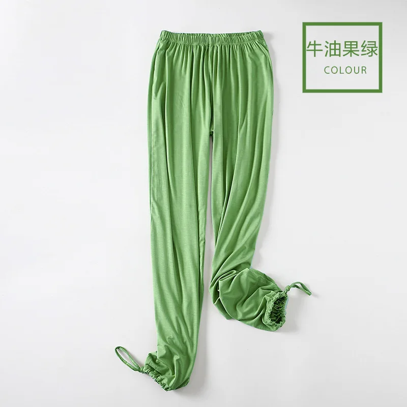 Pantalones de estar por casa para mujer, ropa de dormir holgada, cómoda, Modal, primavera y otoño