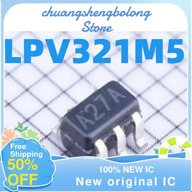 

20PCS LPV321M5/NOPB A27A SOT23-5 New original IC