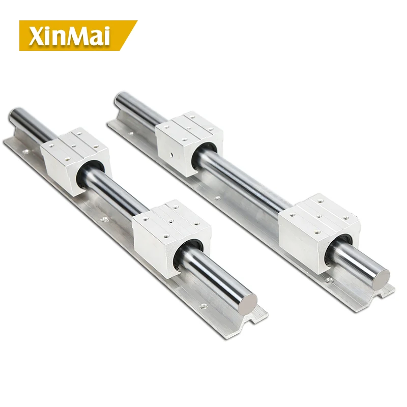 Imagem -03 - Xinmai Melhor Preço de Parafuso de Esfera Sfu1605 e Peças Guia Linear Sbr16 l Qualquer Comprimento Mais Peças Sbr16laptop & Bk12 e Bk12 e Acoplador 8*10 4.6