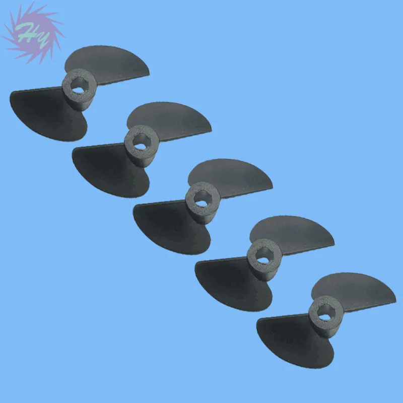 5 Pcs DIY RC Boat Models 2-Blade Boat Propellers Nylon Paddle For RC Boat CW CCW