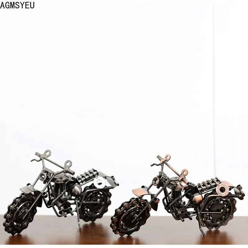 

retro handmade metal crafts motorcycle model ornaments creative tourist attractions souvenirs indoor living room home decoration