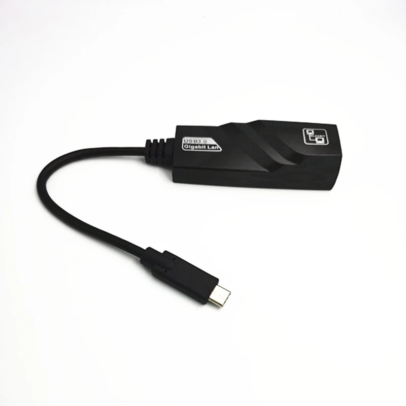 USB 3.1 إلى 10/100/1000Mbps جيجابت إيثرنت LAN شبكة محول نوع C إلى Rj45 لأجهزة الكمبيوتر المحمول دفتر ماك بوك