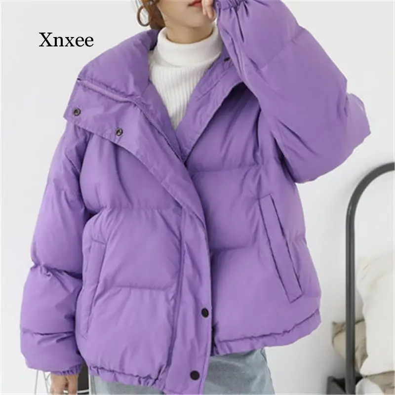 Snow Wear 2020 Winter Jacket Women Cotton Coat  Thick Parka Female Jackets Short Warm Outwear Solid