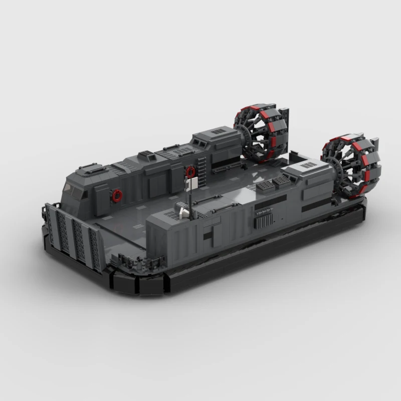 Hovercraft Landing MOC Building Blocks Military Series The Landing Craft Model Technology Bricks Vehicle Toys Display Xmas Gift