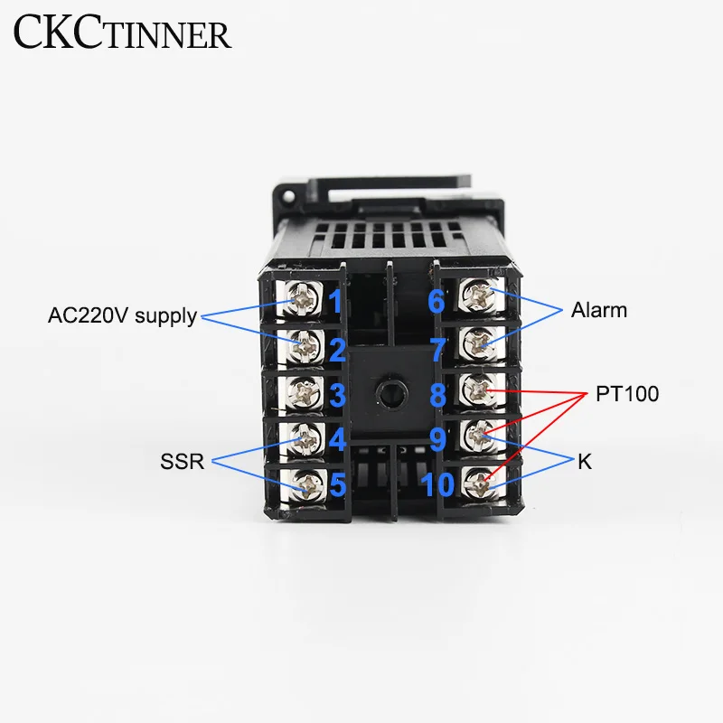 REX-C100VAN Digital RKC PID Thermostat Temperature Controller digital REX-C100/ 40A SSR Relay/K Thermocouple Probe/heat sink