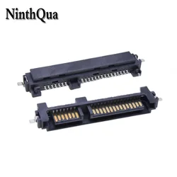 1/3/5pcs SATA Interface jack SSD Solid State Disk Holder 7 + 15p Male Base Heavy Plate SMD type B Connector
