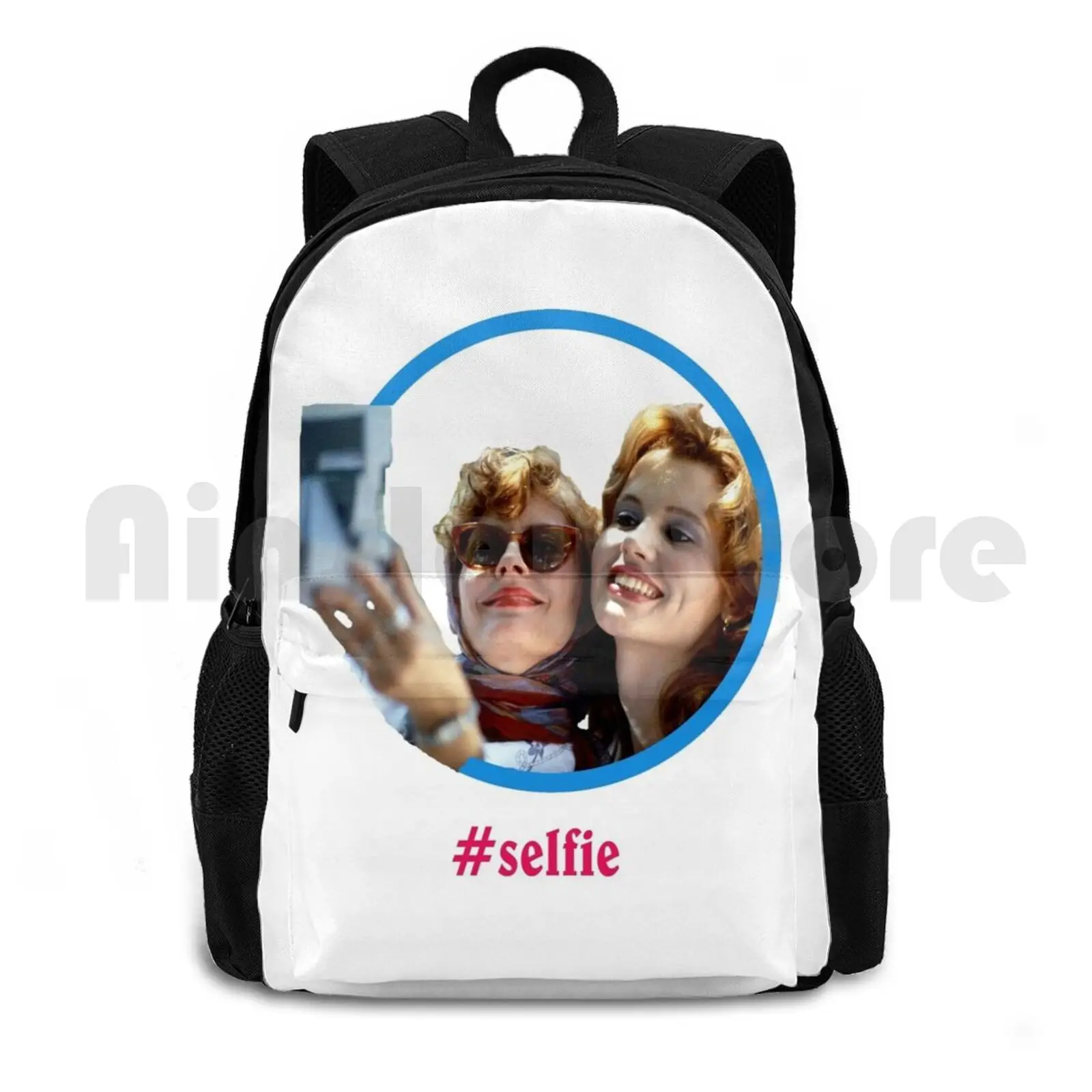 

Thelma And Louise Selfie-Susan Sarandon & Geena Davis Outdoor Hiking Backpack Waterproof Camping Travel Thelma And Louise Movie