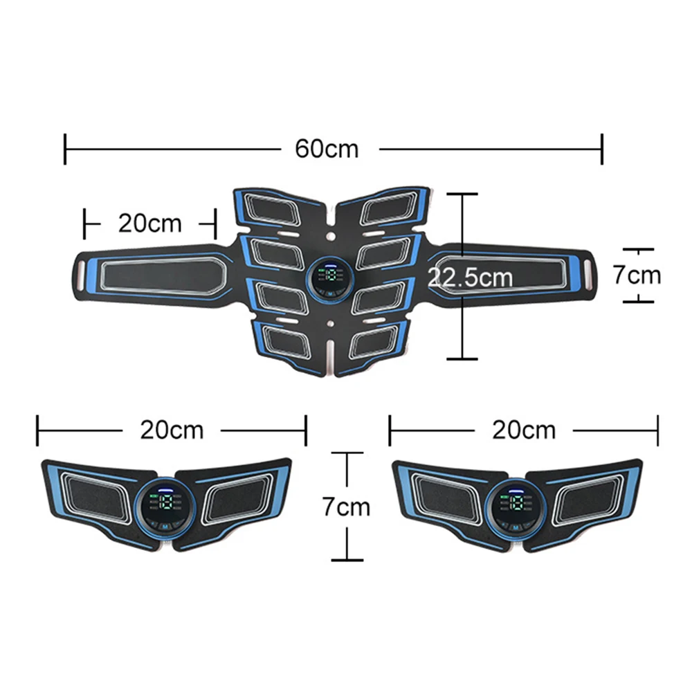 EMS stymulator mięśni brzucha trener USB Connect Abs sprzęt do ćwiczeń sprzęt treningowy mięśnie elektrostymulator masaż tonera