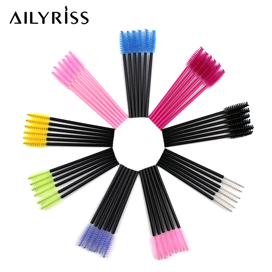 25 Pcs Disposable Eyelash Brushes Eyelashes Extension Tools Eyebrow Brush Mascara Wands Applicator Spoolers Eye Lashes Cosmetic