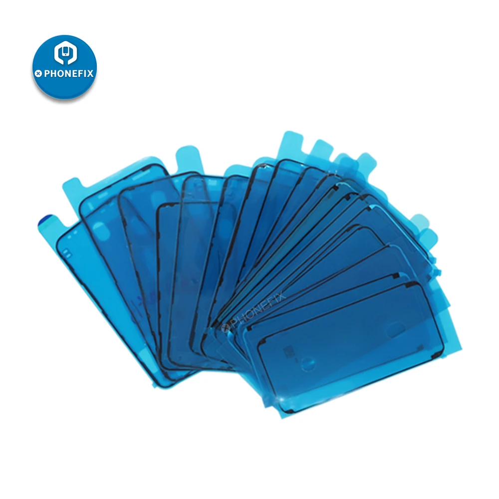 10pcs/lot Waterproof Sticker For iPhone 7 8 X XS MAX 11 12 Pro Max 3M LCD Display Frame Bezel Seal Tape Glue Adhesive Repair