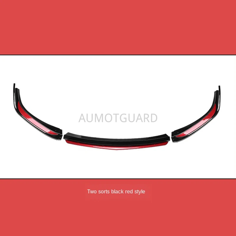 For Mazda 3 Axela 2020 Car Front Bumper Separator Lip Spoiler Diffuser Guard Protector Cover