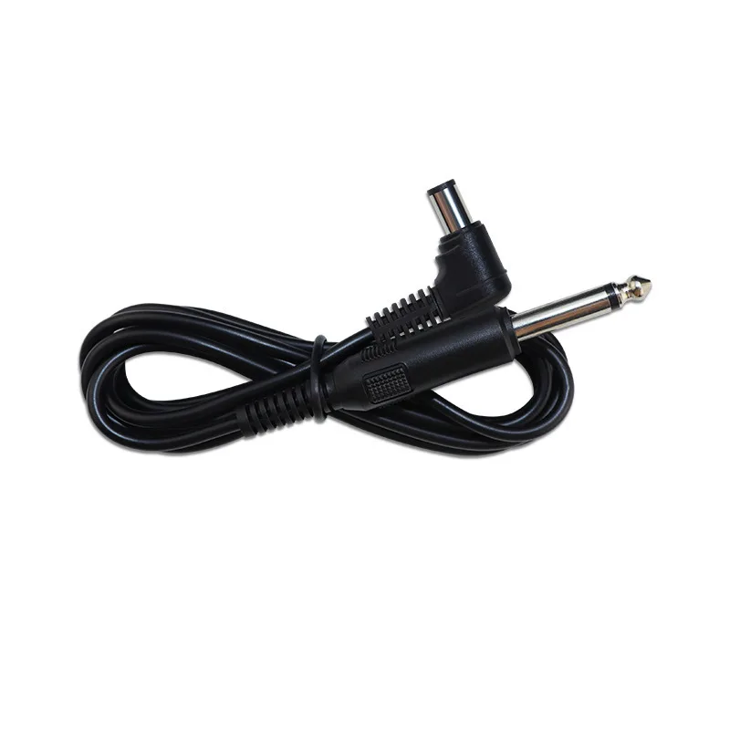 2m tatuagem cabo gancho linha cabo de alimentação DC-6.35mm conexão dc para tatuagem máquina/arma fornecimento acessório