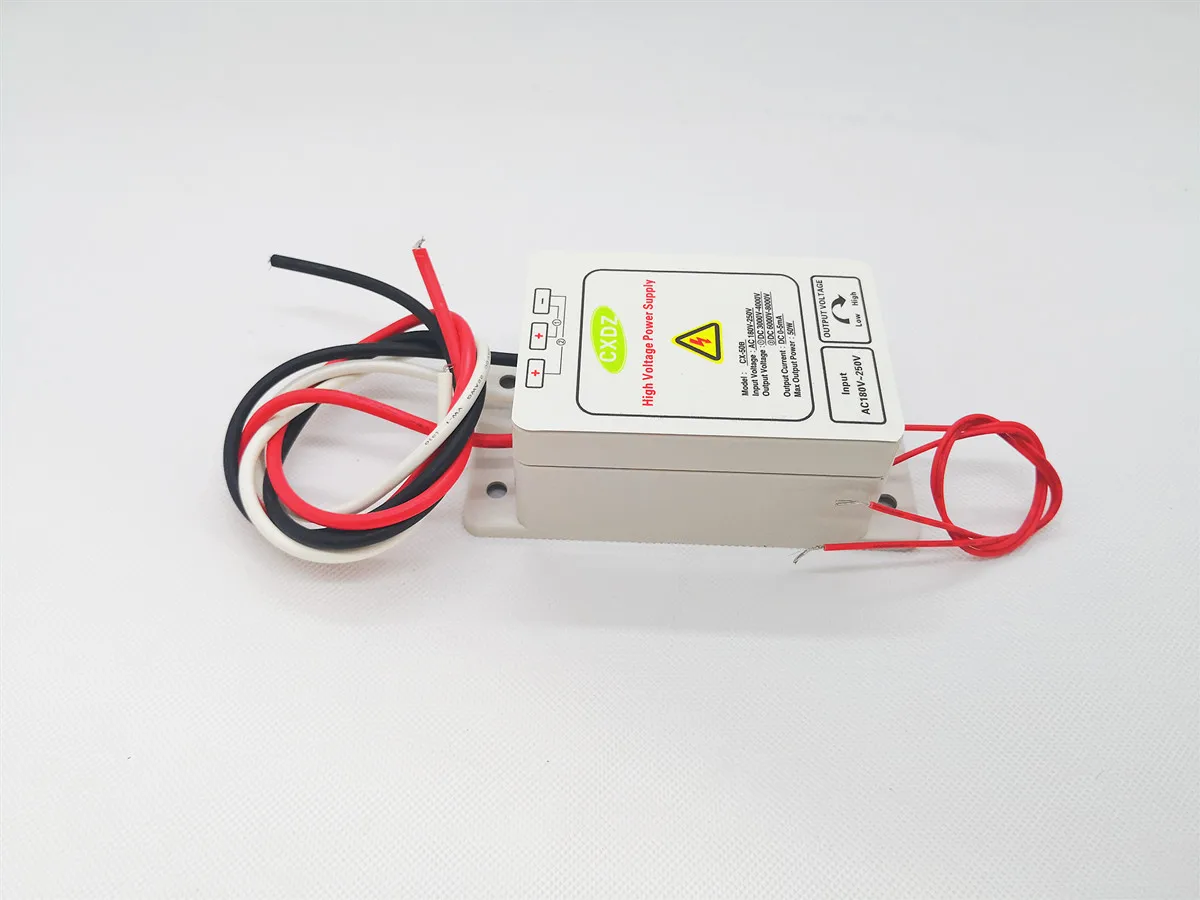 High Voltage Power Supply 4KV/8KV Dual output CX-50B ,Electrostatic Ionization , spraying , Cleaner Air Purification
