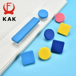 KAK Kids Room Cabinet Knobs and Handles Cartoon Furniture Handles PVC Door Knob Safe Kids Drawer Cabinet Pulls for kids Hardware