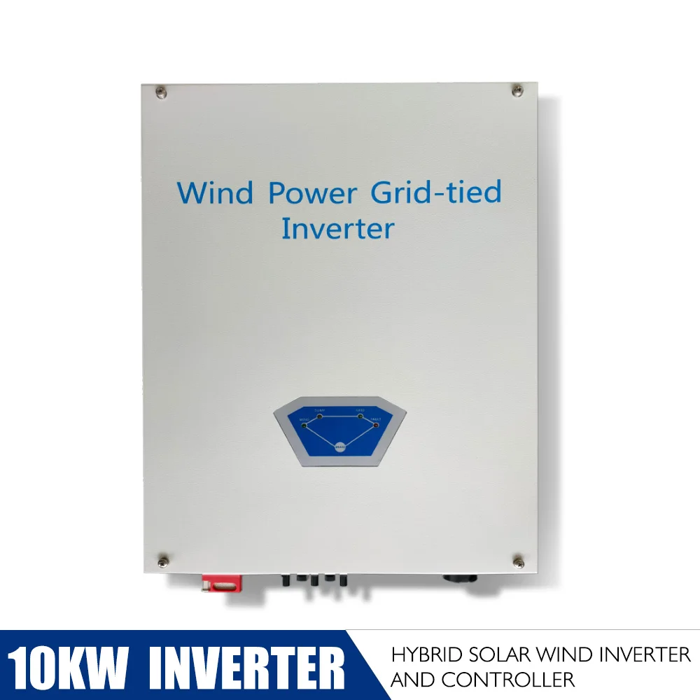 10kw/10000w hybrid solar wind inverter and controller integrated grid 220v 380v 450v input 110v 220v for batterries charge