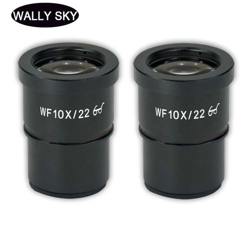 Wide Angle High Eye-piont Eyepiece Optical Lens for Stereo Microscope 30 mm or 30.5 mm Mounting Diameter WF10X WF15X WF20X WF25X