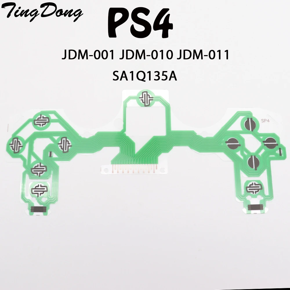 

2PCS Green Conductive Film Keypad Flex Cable Ribbon for PS4 JD-001 010 011 Controller Dualshock