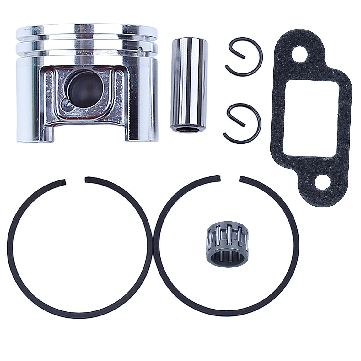 Piston Ring 38mm Bearing 10mm Pin Muffler Gasket Kit For STIHL MS180 018 MS 180 Chainsaw Replace Part 1130 030 2004 бензопила