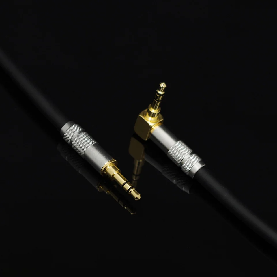 HIFI DIY 3.5mm to 3.5mm Earphone Connecting Wire AUX Audio Cable Male to Male 3.5mm Car Recording Cable With Carbon Fiber Shell