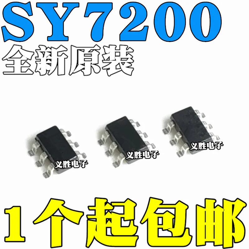 New and original For SY7200 SY7200AABC  SOT23-6 LEDdriver chip HY DC - DC booster LED drive, backlight driver IC